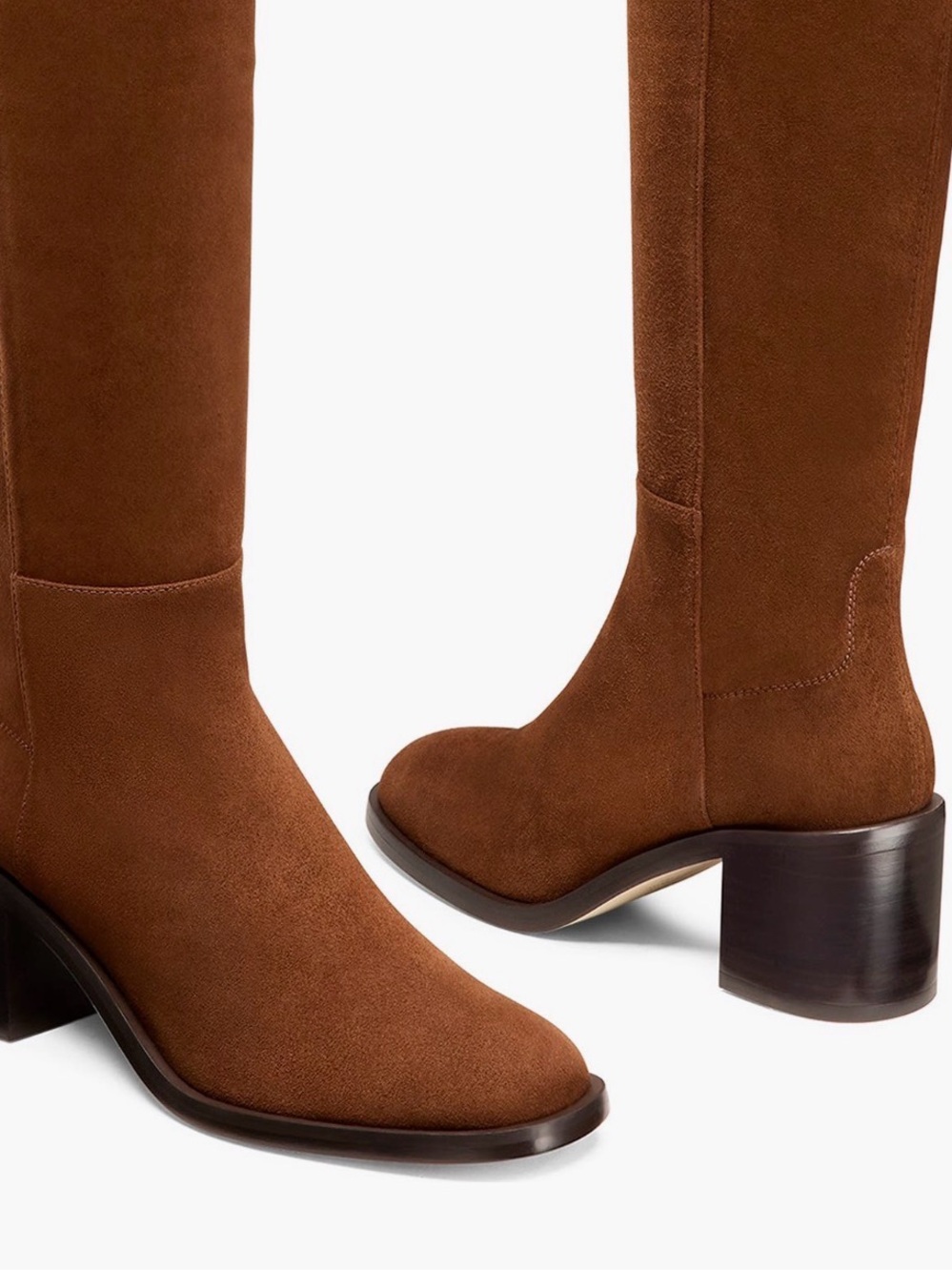 STUAR WEITZMAN
Women's Finn 50/50 Boots
Color: Deep Coffee Suede
SIZE: 8.5 - Picture 5 of 15